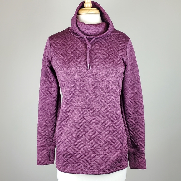 RBX Tops - RBX Purple Cowl Neck Pullover